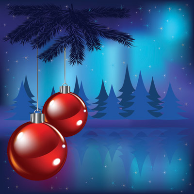 free vector Christmas element vector and background